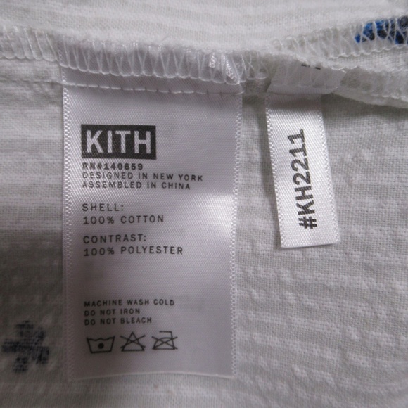 Kith White and Blue Floral Sweater/Hoodie - Picture 10 of 12